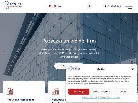 Pozyczkimazowieckie.pl - dla firm pożyczki unijne